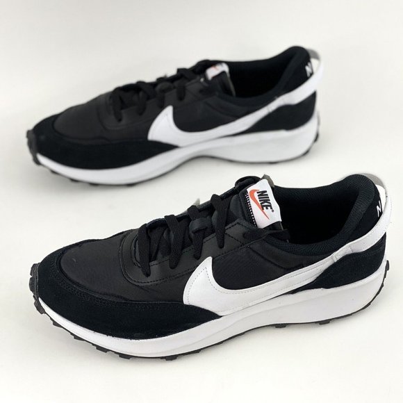 Nike Waffle Debut Black White Men's Sneakers Shoes - Picture 3 of 12